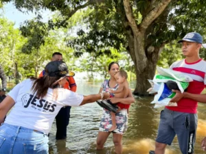 Despliegan equipo de trabajo en Delta Amacuro ante crecida del río Orinoco