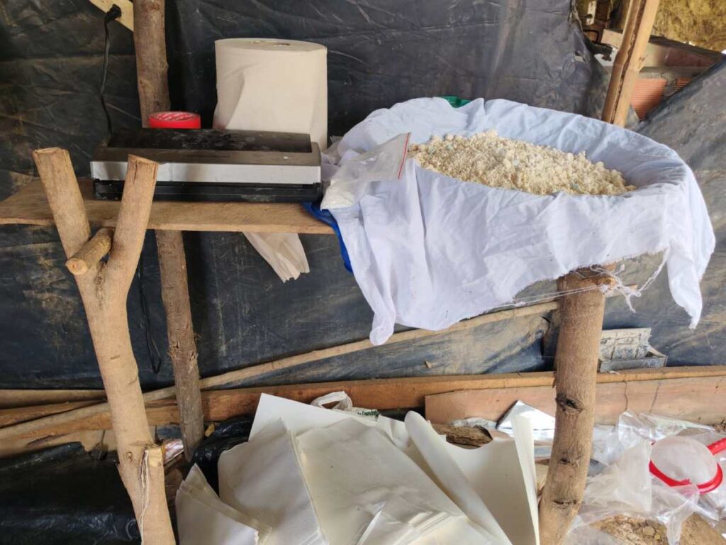 Destruyen laboratorio de estupefacientes en Norte de Santander