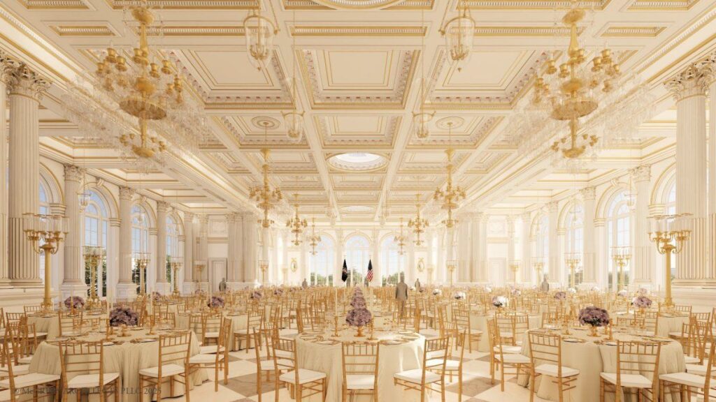 Donald Trump anunció una remodelación histórica en la Casa Blanca que costará u$s200 millones