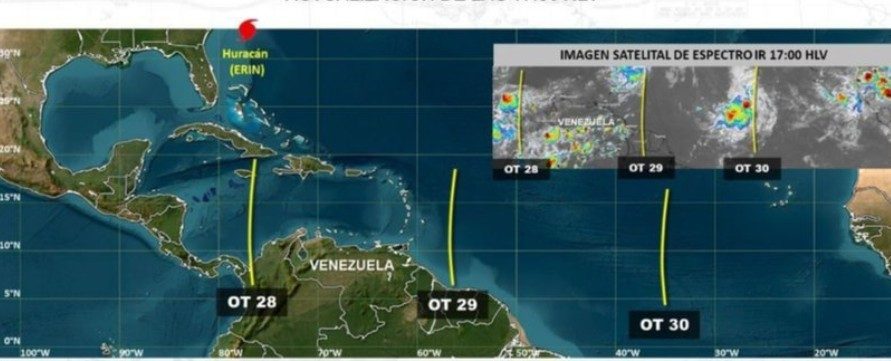 Dos nuevas ondas tropicales llegarán a Venezuela