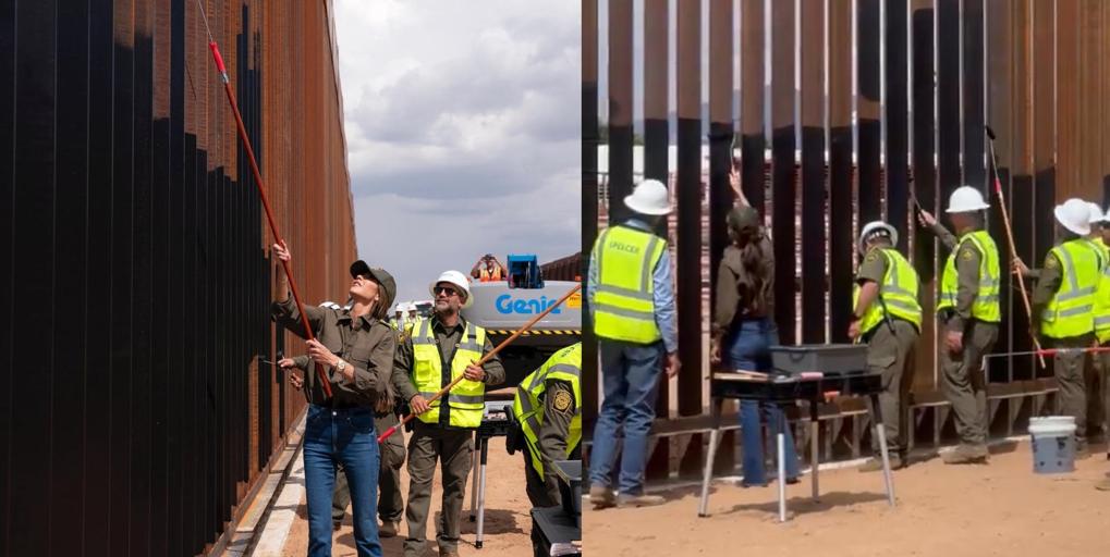 EE.UU. pinta de negro la valla fronteriza con México para elevar su temperatura y que los migrantes ilegales se abrasen al intentar subirla