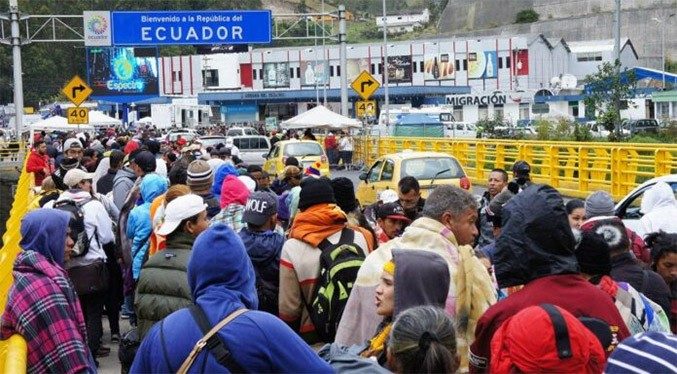 Ecuador pedirá visa temporal de transeúntes a venezolanos a partir de este lunes