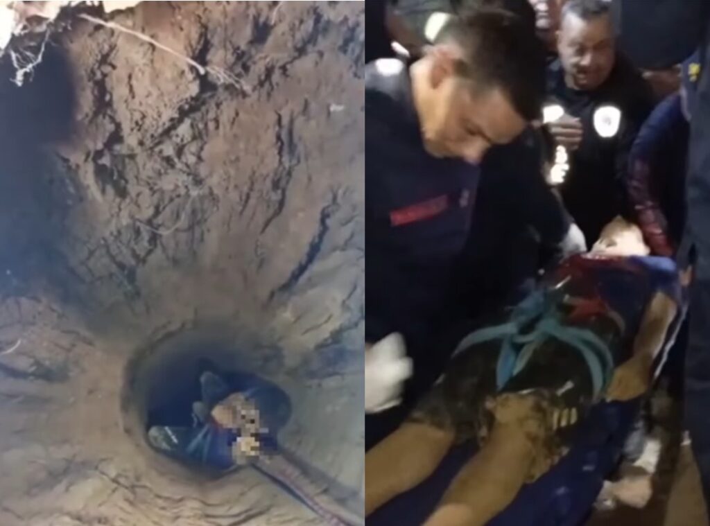 El Cuerpo de Bomberos de Maracaibo rescató a un adolescente de 16 años luego de que este cayera en un pozo artesanal de 20 metros de profundidad