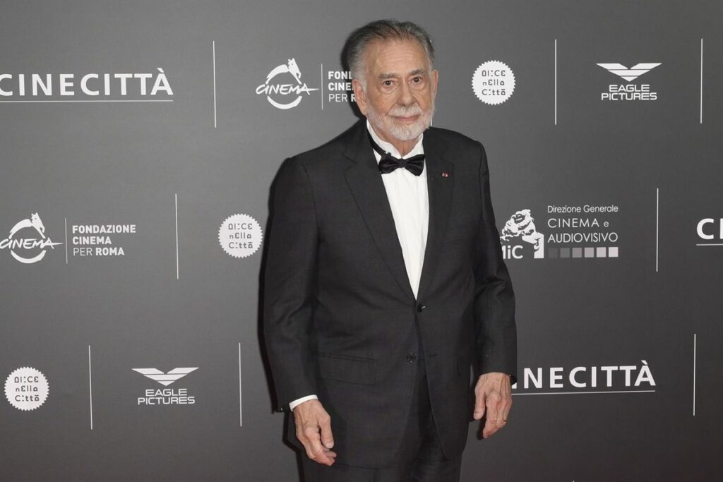 El director de 'El Padrino', el cineasta Francis Ford Coppola, hospitalizado en Roma