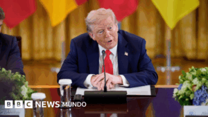 El papel crucial que juega un mapa de la guerra de Ucrania en la visión de Trump sobre el conflicto