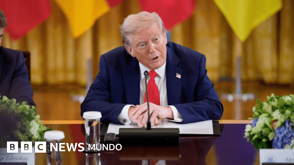 El papel crucial que juega un mapa de la guerra de Ucrania en la visión de Trump sobre el conflicto