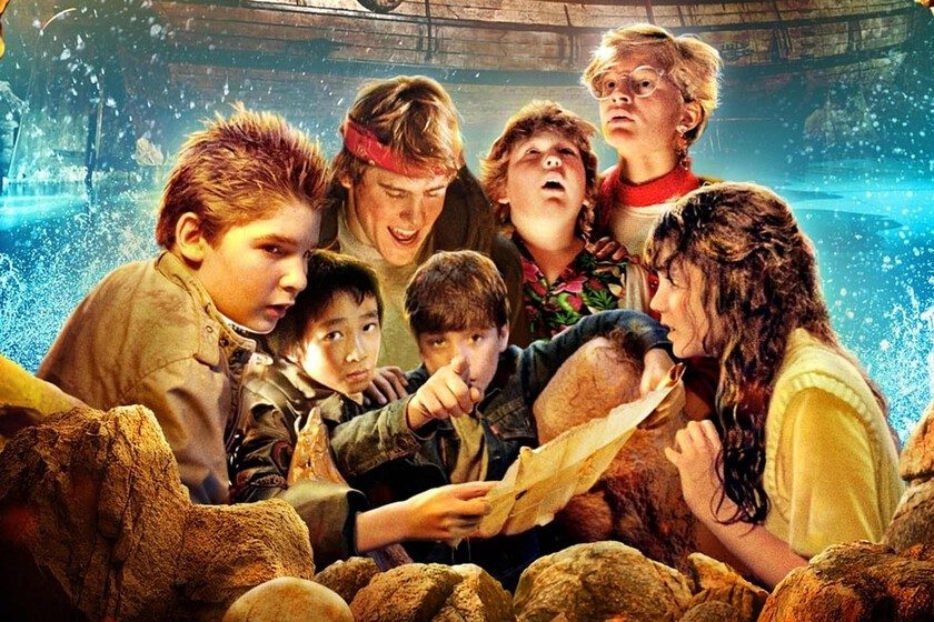 El póster de Los Goonies tiene siete variantes con un único cambio. Las pidió el propio Spielberg y no fue por capricho