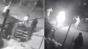 Encontró a su expareja con su nuevo novio y la prendió fuego en el medio de la calle (Imágenes sensibles)