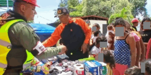 Entregan apoyo directo a familias damnificadas por crecida del Río Orinoco en Guárico