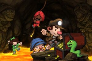 Esa tumba en Spelunky no está ahí por casualidad y esconde un tributo ingenioso a un protagonista que nunca olvida su arma favorita