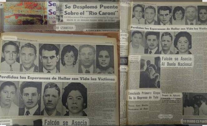 Este sábado se cumplen 61 años de la tragedia en el Río Caroní