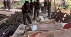 FANB ubicó y destruyó un astillero clandestino en Delta Amacuro