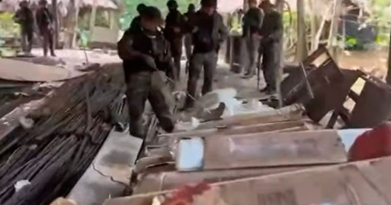 FANB ubicó y destruyó un astillero clandestino en Delta Amacuro