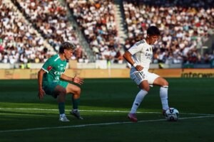 Güler pone la luz y Mbappé los goles en el único y fácil amistoso del Madrid antes de la Liga | elmundo.es