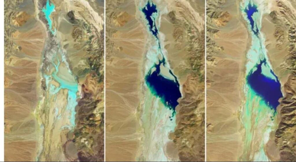 "Ha surgido un lago en el desierto del Valle de la Muerte"