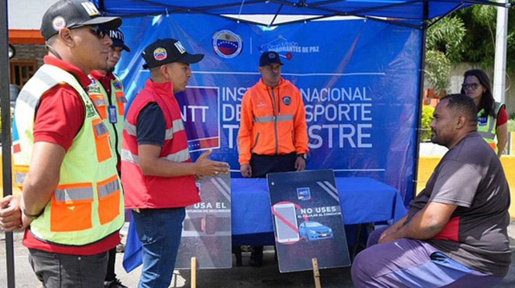 INTT refuerza la seguridad vial en vacaciones