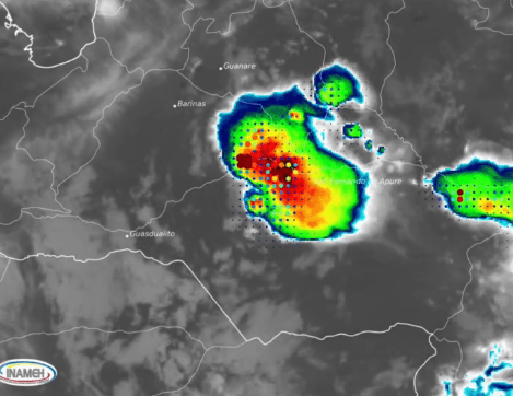 Inameh prevé cielo parcialmente nublado con precipitaciones de intensidad variable este #2Ago