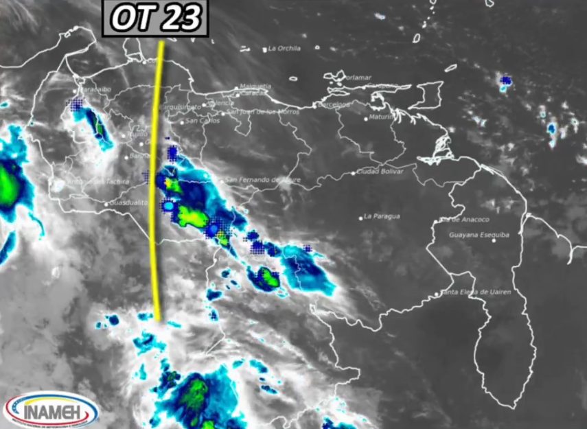 Inameh reportó nubosidad parcial y lluvias en algunas zonas de Venezuela este #3Ago