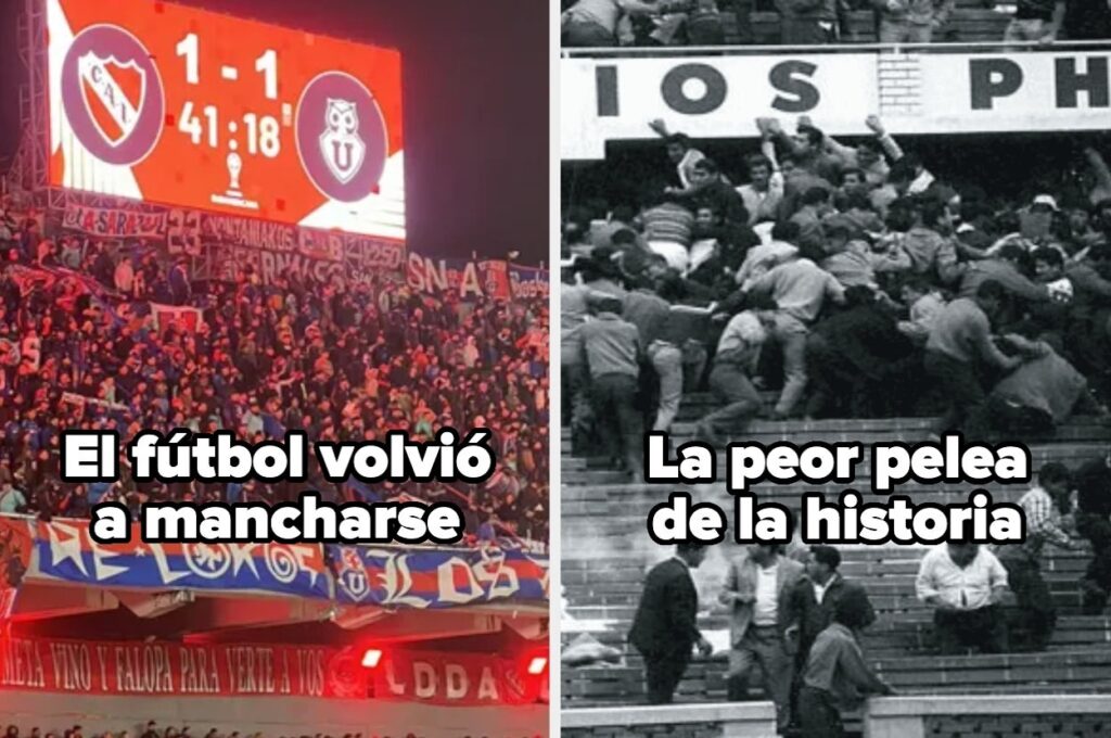 Independiente vs U. de Chile y las peores peleas en la historia del fútbol