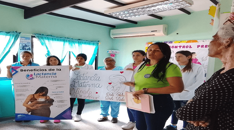 Inicia celebración de la Semana de la Lactancia Materna en Venezuela
