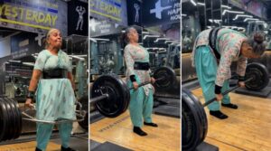 La impactante historia de la mujer de 70 años que venció un grave problema de salud y levanta más de 100 kilos