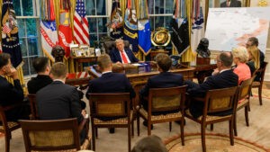 La ‘telaraña’ tejida por los líderes europeos alrededor de Trump