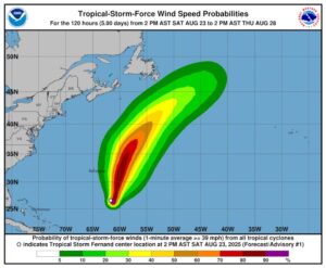 La tormenta tropical Fernand se formó en el océano Atlántico: este será su recorrido – AlbertoNews