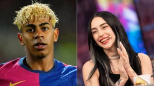 Lamine Yamal y Nicki Nicole, pillados besándose en una discoteca