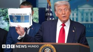 Las cifras que muestran que la delincuencia en Washington DC no está «fuera de control», como afirma Trump