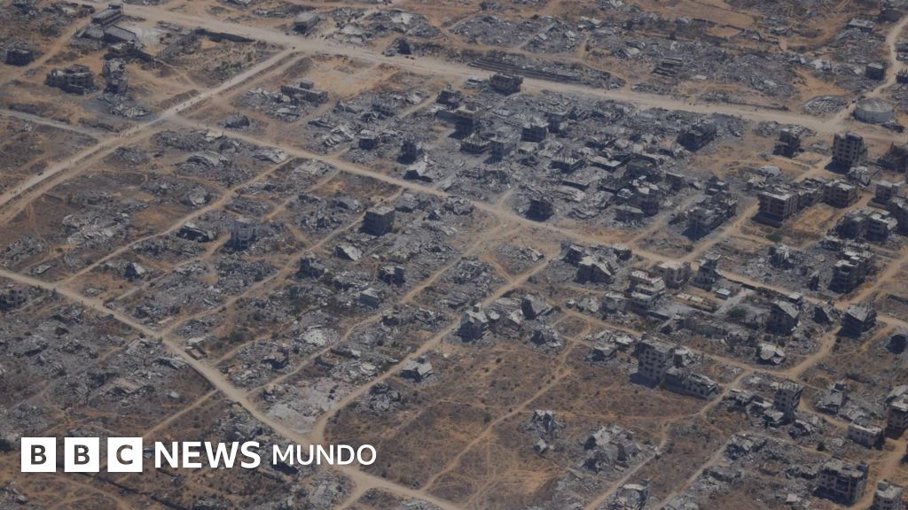 Las imágenes aéreas que muestran la magnitud de la destrucción en Gaza y que el gobierno de Israel no quiere que los periodistas filmen