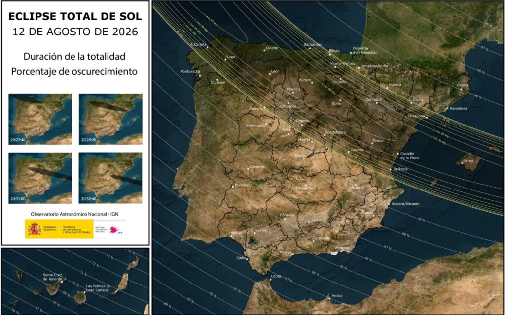 Los mejores lugares en España para verlo dentro de un año
