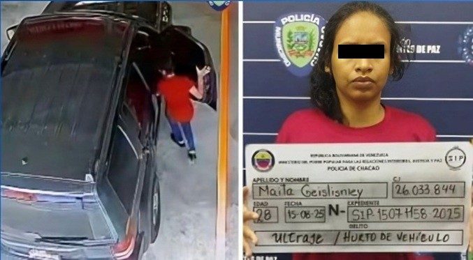 MP imputa a mujer por hurto de una camioneta