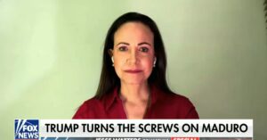 Machado: Necesitamos cambiar esto y sabemos que contamos con el apoyo del presidente Trump
