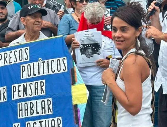 Madres de Plaza de Mayo exigieron la aparición de Martha Lía Grajales, secuestrada por el régimen