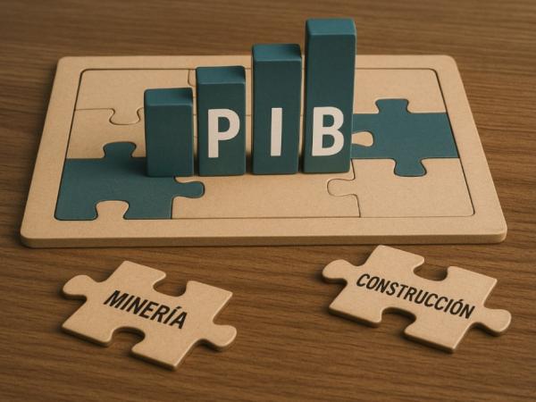 Minería y construcción pasaron de motor a freno del PIB en el segundo trimestre de 2025 | Crecimiento | Economía