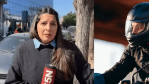 Motociclista en Argentina intentó robar a una periodista durante transmisión en vivo: ‘No lo esperábamos’