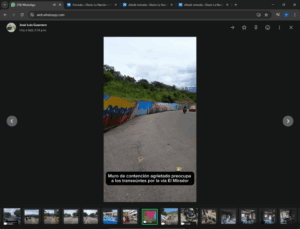 Muro de contención amenaza con caer por la vía a El Mirador – Diario La Nación