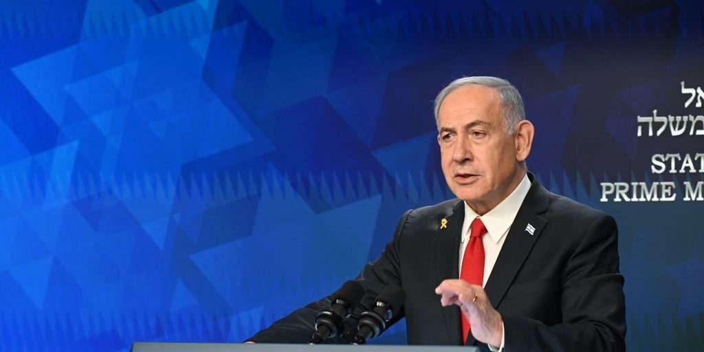 Netanyahu explica ante la prensa su plan para tomar Gaza