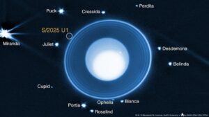 Nueva luna descubierta en Urano por el telescopio James Webb – DW – 22/08/2025