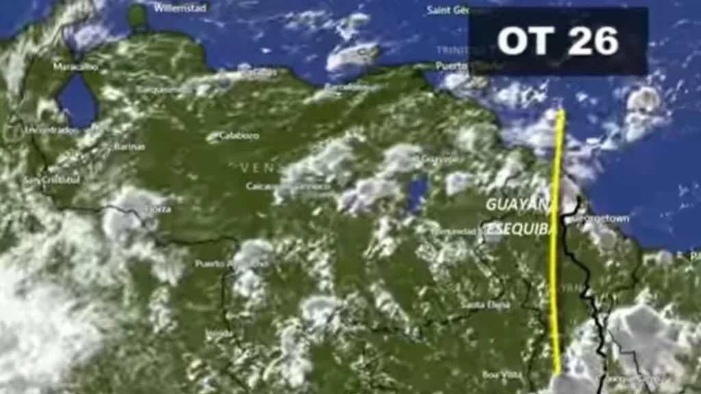 Onda tropical 26 llega a Venezuela