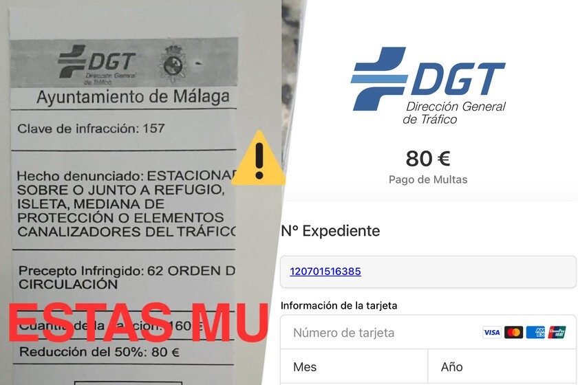 Parece una multa de tráfico legítima con un código QR. Pero detrás hay una página falsa y ciberdelincuentes al acecho