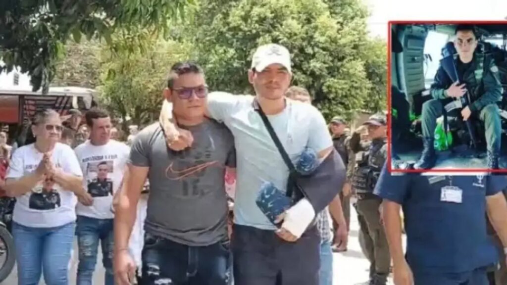 Patrullero sobreviviente relata el 'milagro' que lo salvó en el ataque al helicóptero de la Policía en Amalfi, Antioquia