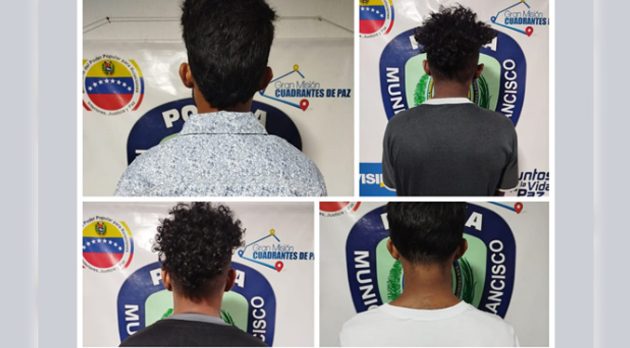 Polisur arresta a cuatro ciudadanos por riña