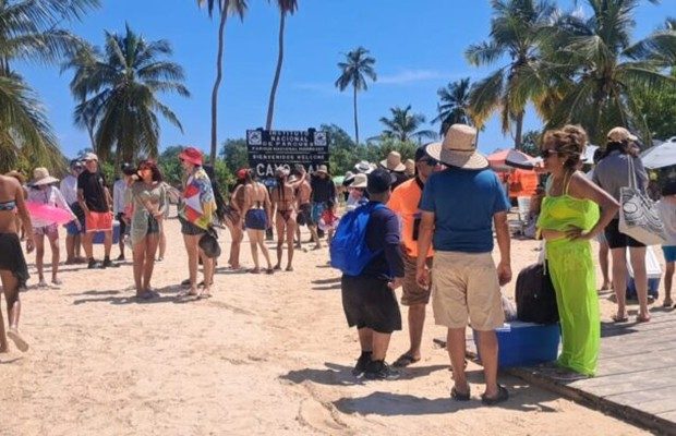 Reportan incremento de visitantes en el Parque Nacional Morrocoy