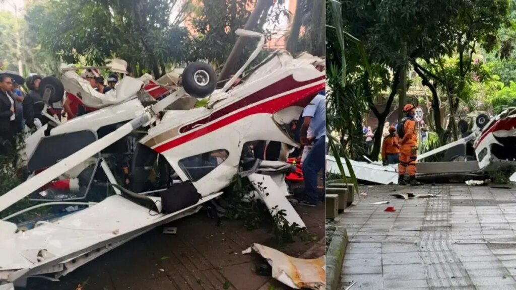 Se conoce la hipótesis del accidente de avioneta que cayó cerca al estadio Atanasio Girardot de Medellín y dejó dos heridos: aeronave llegaba de Tolú