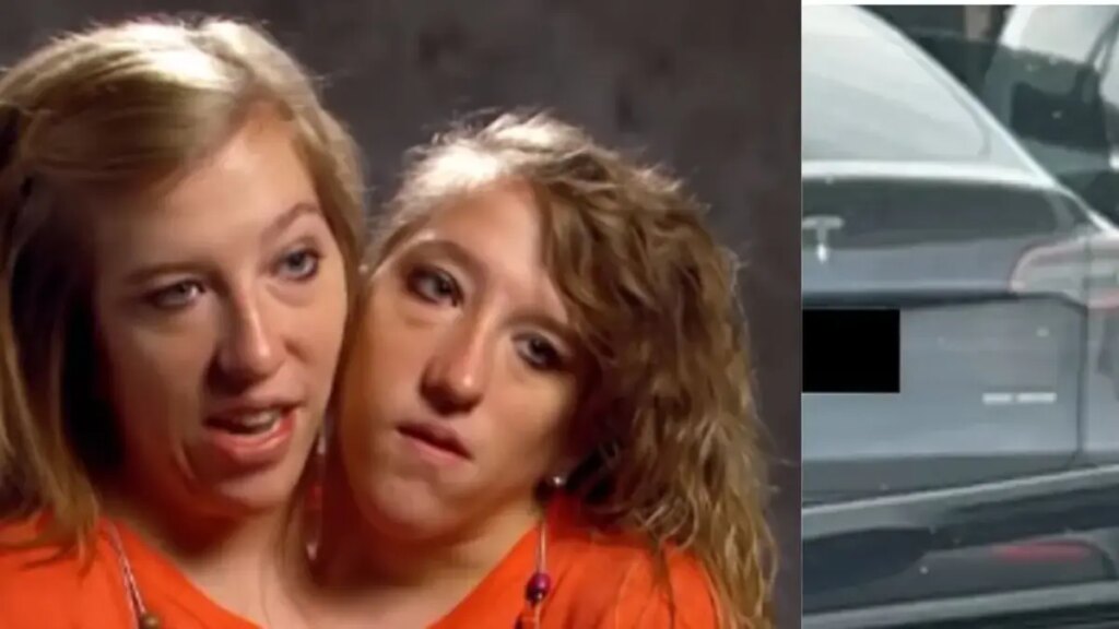 Siamesas Abby y Brittany Hensel, que comparten el mismo cuerpo con dos cabezas, fueron vistas con un bebé ¿ya son madres?