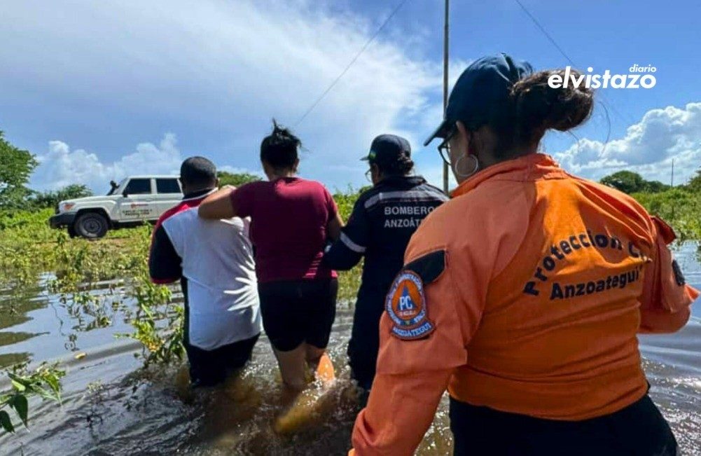 Subida del río Orinoco afectó 16 viviendas en caseríos El Mono y Boca del Pao de Anzoátegui