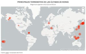TERREMOTOS HOY | Terremotos hoy, 14 de agosto: consulta dónde ha habido sismos y su escala en España y resto del mundo, en tiempo real | elperiodico.com