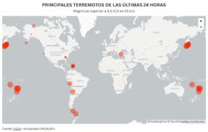 TERREMOTOS HOY | Terremotos hoy, 23 de agosto: consulta dónde ha habido sismos y su escala en España y resto del mundo, en tiempo real | elperiodico.com