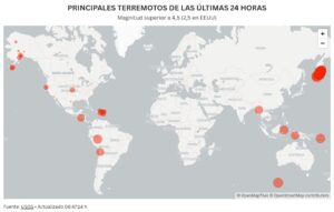 TERREMOTOS HOY | Terremotos hoy, 4 de agosto: consulta dónde ha habido sismos y su escala en España y resto del mundo, en tiempo real | elperiodico.com